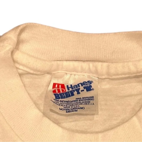 Vintage 94’ Flamingo Sanibel Island Florida T-Shirt | White | Adult Medium - Picture 4 of 4